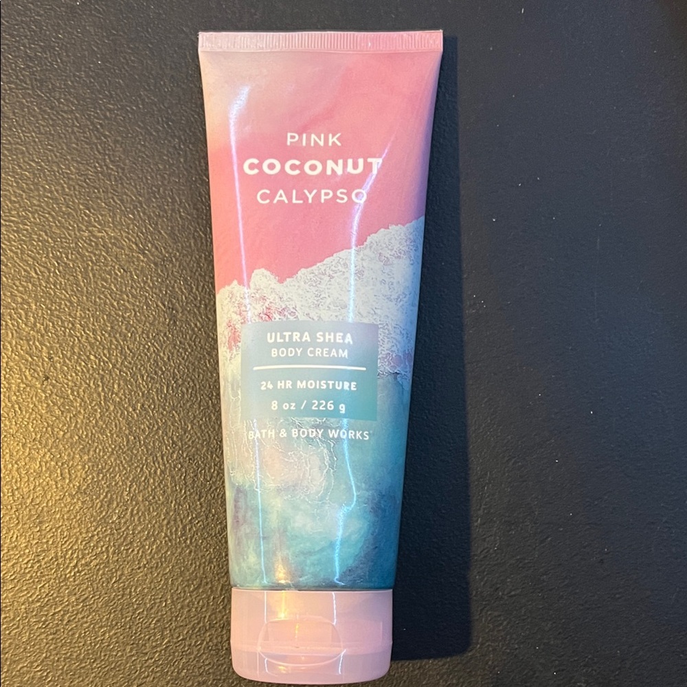 Bath & Body Works Pink and Blue Coconut Calypso Body Cream